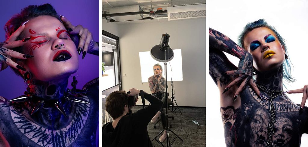 Makeup photography shoot