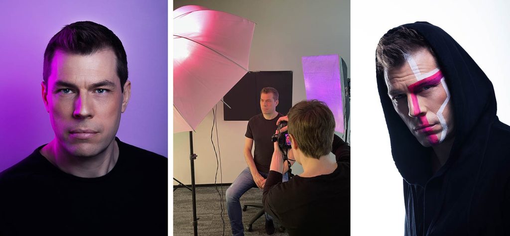 Photoshoot behind the scenes